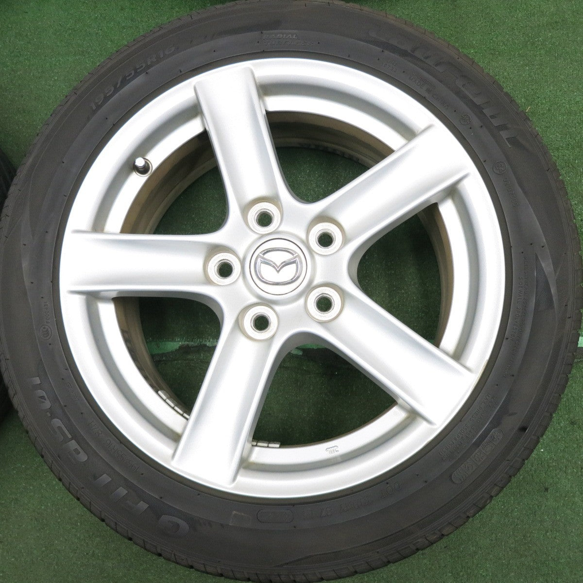 *送料無料* バリ溝！22年！9.5分★マツダ NC系 ロードスター 純正 195/55R16 ラウフェン G FIT as-01 16インチ PCD114.3/5H★4033004HAノ