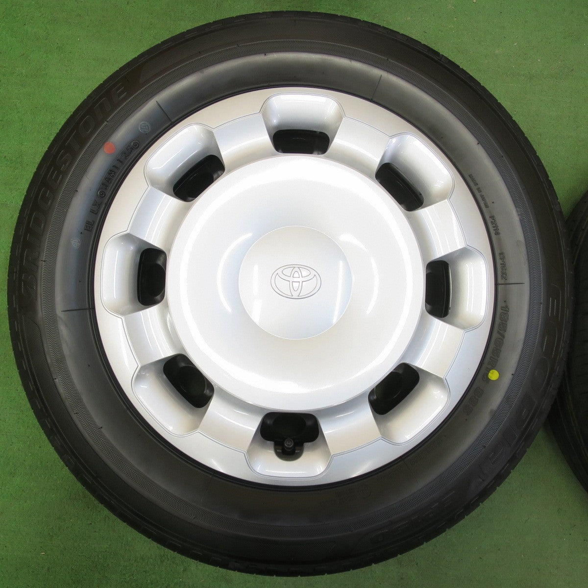 新車外し！25年★トヨタ 10系 シエンタ 純正 スチール 185/65R15 ブリヂストン エコピア EP150 15インチ PCD100/5H★5053003イノ