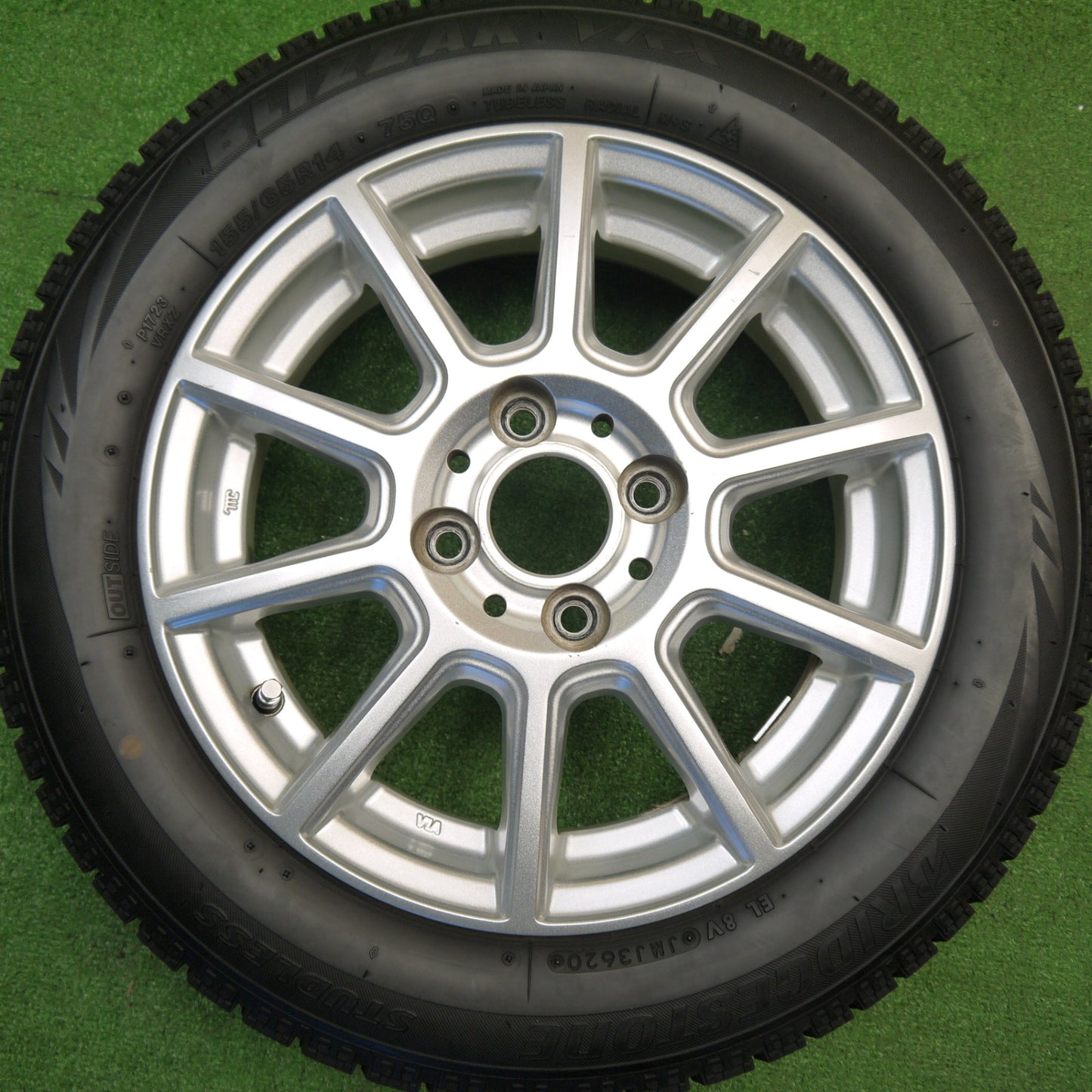 4本価格★スタッドレス 155/65R14 ブリヂストン ブリザック VRX GRIMOIRE グリモア 14インチ PCD100/4H★5102911Hス