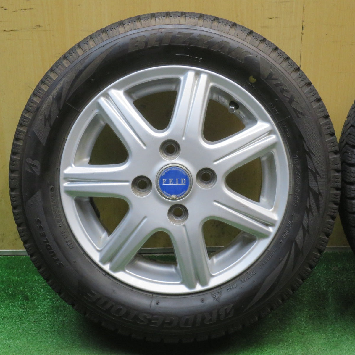 4本価格！22年◎スタッドレス 155/65R13 ブリヂストン ブリザック VRX2 FEID フェイド 13インチ PCD100/4H◎6072906NJス