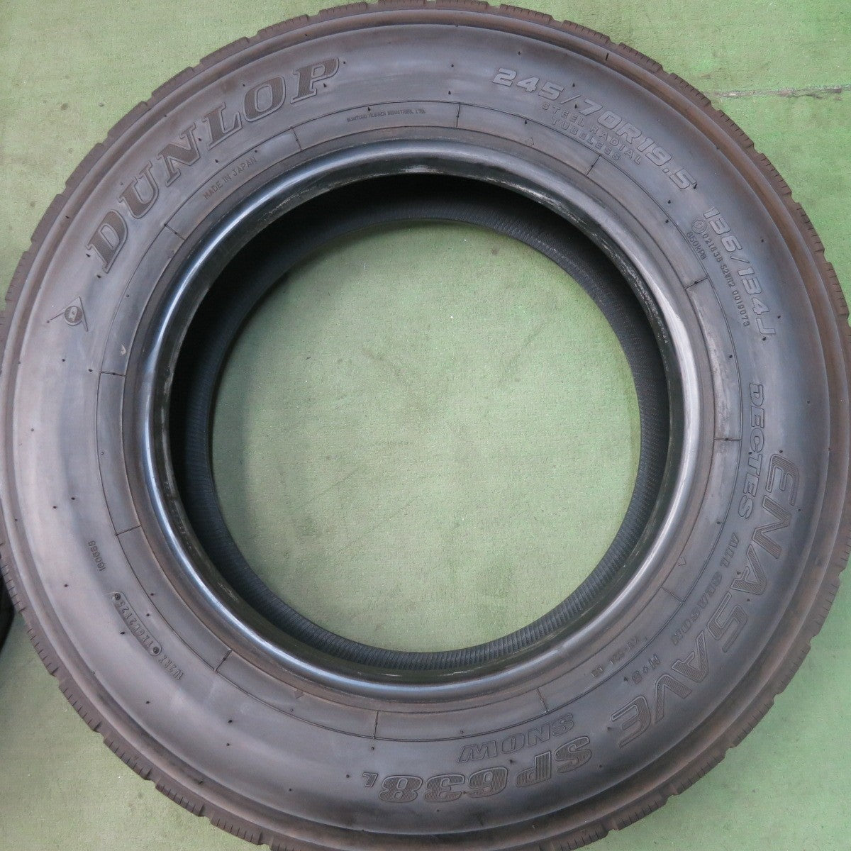 バリ溝！25年！9.5分以上★トラック タイヤ 245/70R19.5 136/134J ダンロップ エナセーブ SP638L オールシーズン 19.5インチ★5112501SKスタ