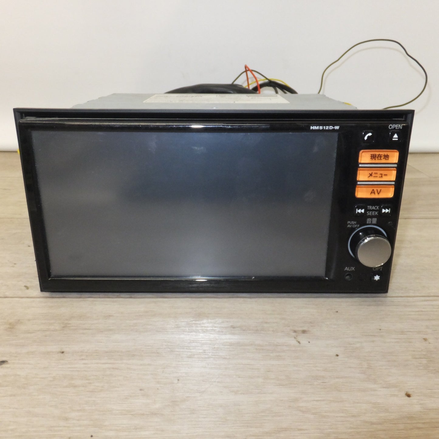 [送料無料] ★パナソニック製 日産 オリジナルナビゲーション B8260-7999P HM512D-W[60]★