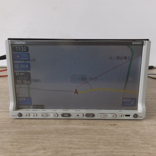[送料無料] ★クラリオン Clarion タッチパネル AV-Naviシステム MAX675(13)★