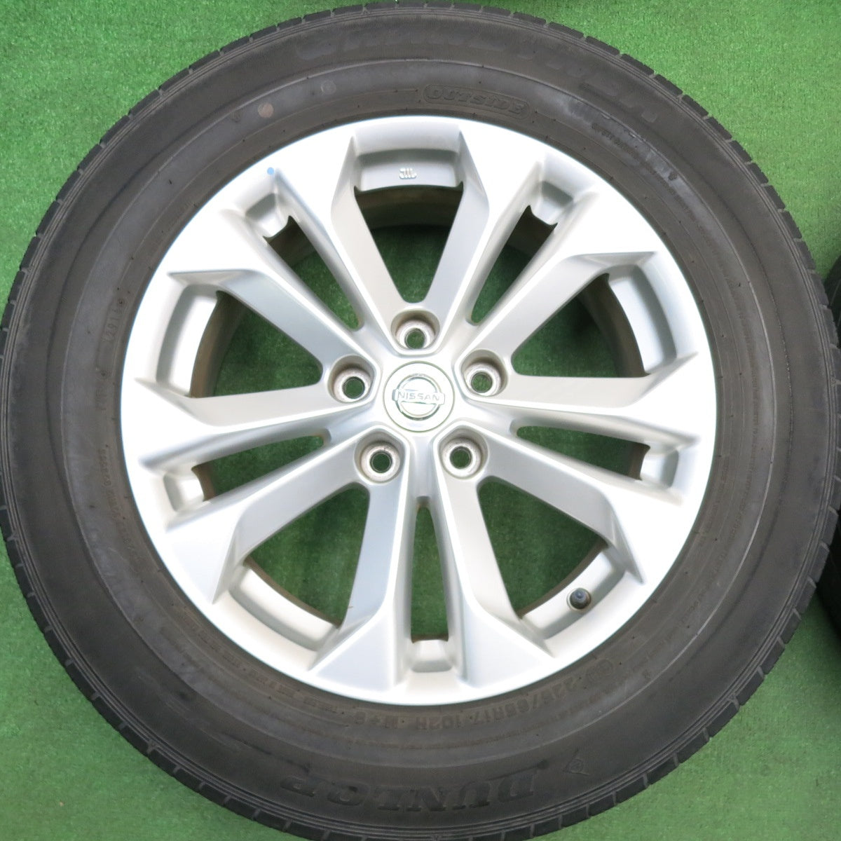 4本価格★日産 T32 エクストレイル 純正 225/65R17 ダンロップ ST30 グラントレック 17インチ PCD114.3/5H★5121814HAノ