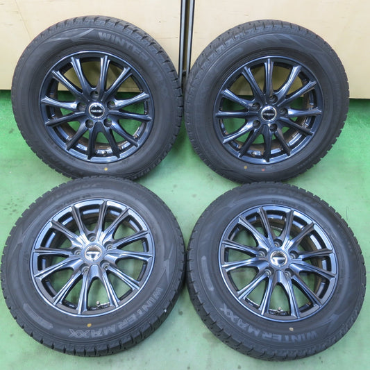 バリ溝！キレイ！9分★スタッドレス 195/65R15 ダンロップ ウインターマックス WM02 WAREN ヴァーレン 15インチ PCD114.3/5H★6020502イス