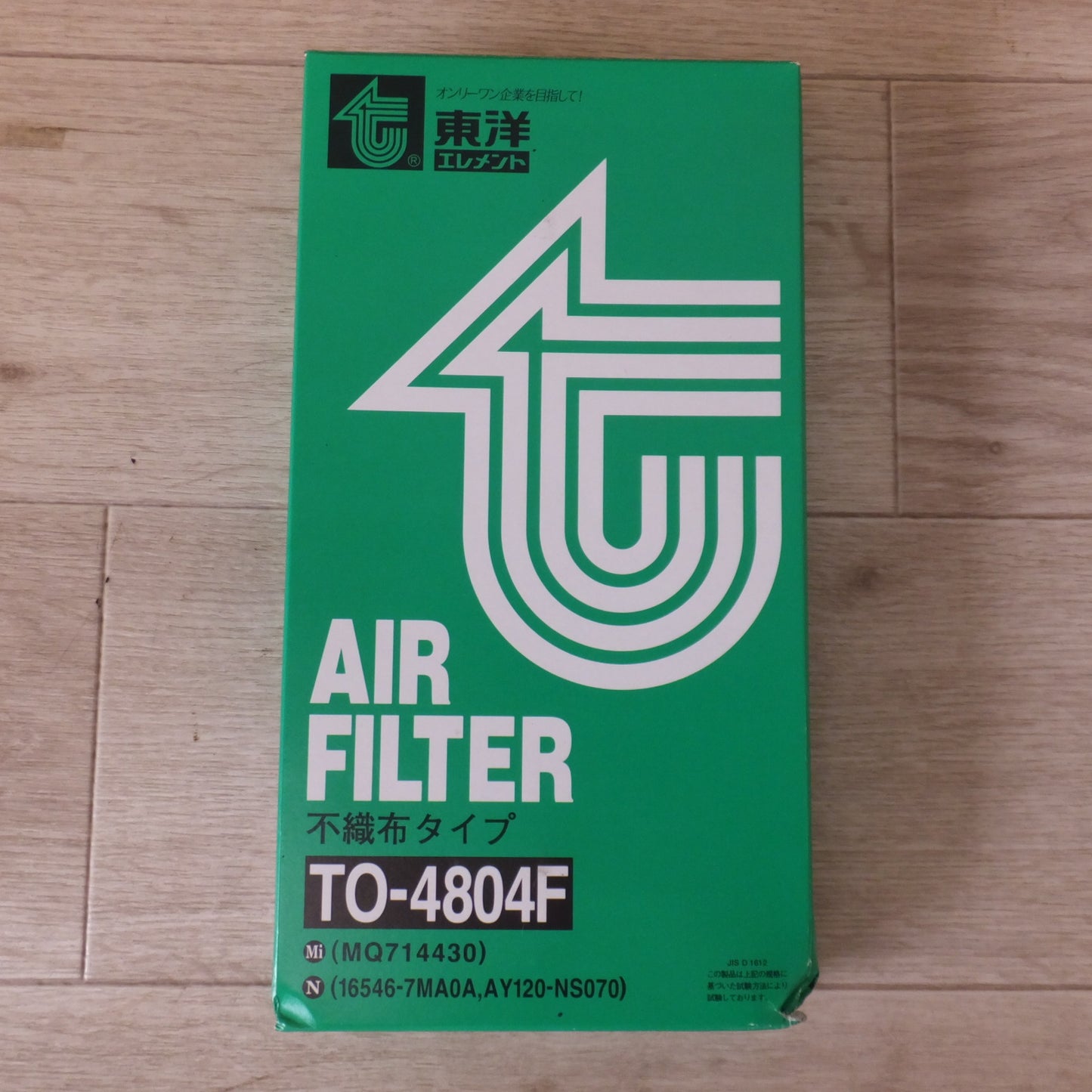 [送料無料] 未使用★東洋エレメント エアーフィルター AIR FILTER 不織布タイプ TO-484F　三菱 ekクロス ekワゴン　日産 デイズ★