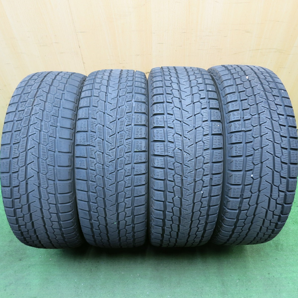 センサー付！バリ溝！23年！キレイ！9.5分★レクサス 等 235/50R20 スタッドレス ヨコハマ アイスガード G075 レアマイスター PREMIX MER-X PCD114.3/5H★5081901HAス