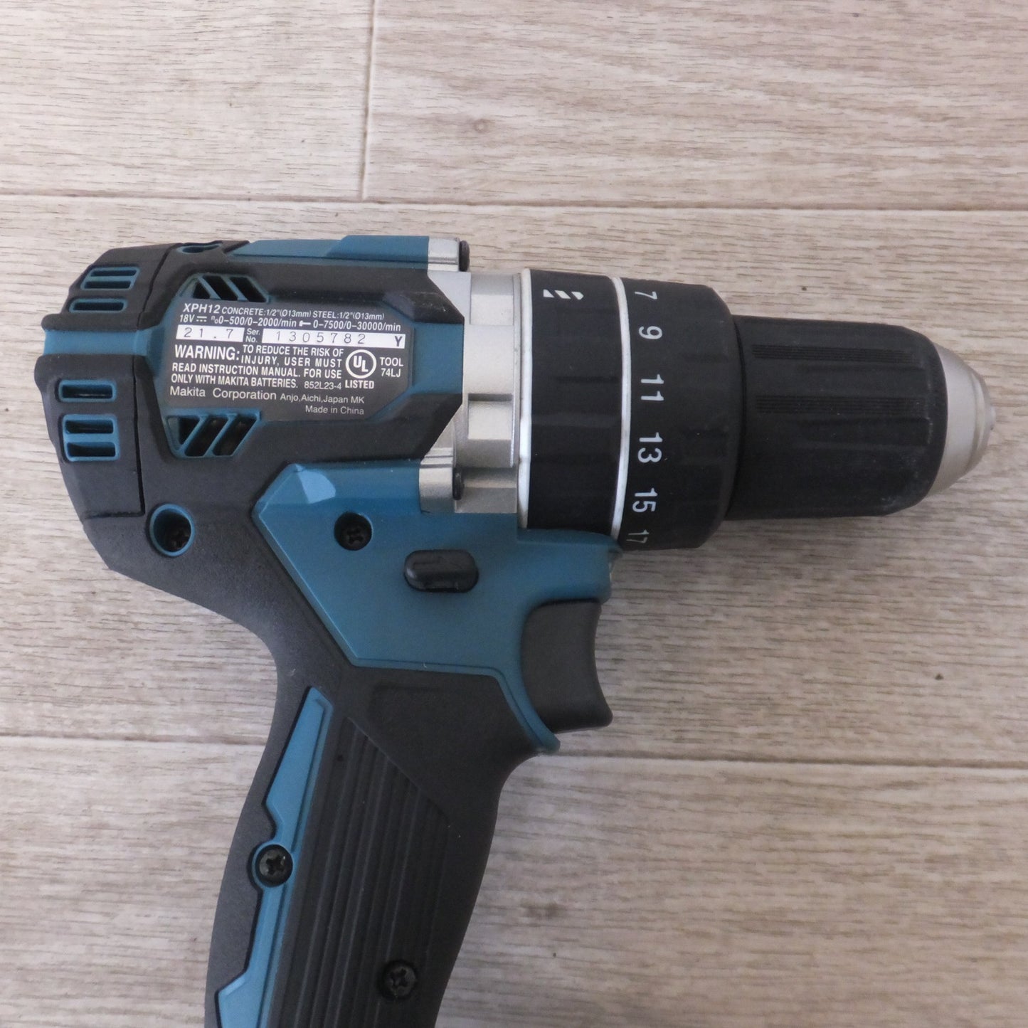 [送料無料] キレイ★マキタ makita 充電式震動ドライバドリル XPH12 18V 本体のみ　HP484D 相当品 海外マキタ製★