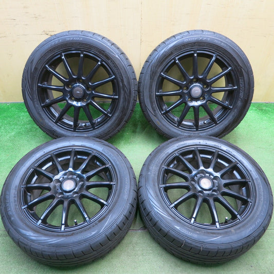 バリ溝！22年！ほぼ10分★205/55R16 ダンロップ ディレッツァ DZ102 AXEL S アクセルS 16インチ PCD114.3/5H★5050203AKノ