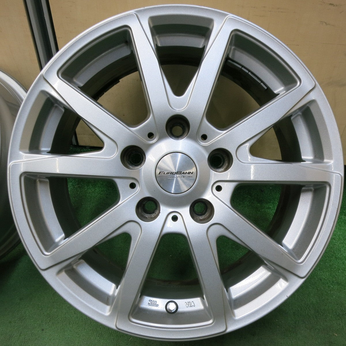 [送料無料] キレイ★BMW 等 EUROBAHN SPORTECHNIC スポーツテクニック 16インチ ホイール 16×6.5J PCD120/5H★5022605SYホ