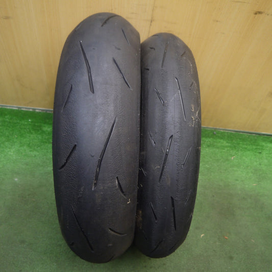 前後2本セット★バイク タイヤ 110/70R17 150/60R17 ダンロップ スポーツマックス α-13 SP 17インチ レース★5092208Hノタ