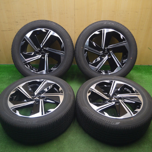 [送料無料] バリ溝！23年！キレイ！9.5分★三菱 エクリプス クロス PHEV 純正 225/55R18 ブリヂストン エコピア H/L 422 プラス 18インチ PCD114.3/5H★5020515Hノ