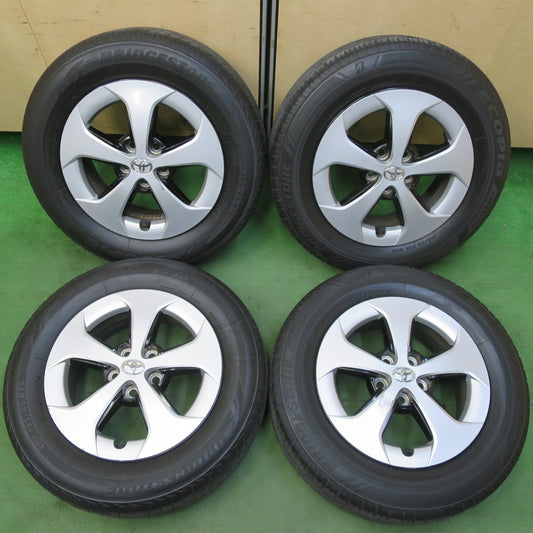 4本価格★トヨタ 30系 プリウス 後期 純正 195/65R15 ブリヂストン エコピア NH100 EX20 15インチ PCD100/5H★5080408イノ