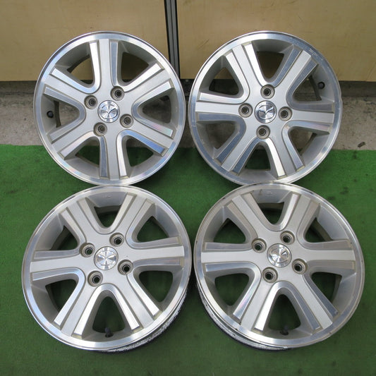 4本価格★マツダ スクラム ワゴン スズキ エブリイ ワゴン 純正 ホイール 14インチ 14×4.5J PCD100/4H★6061604NGホ