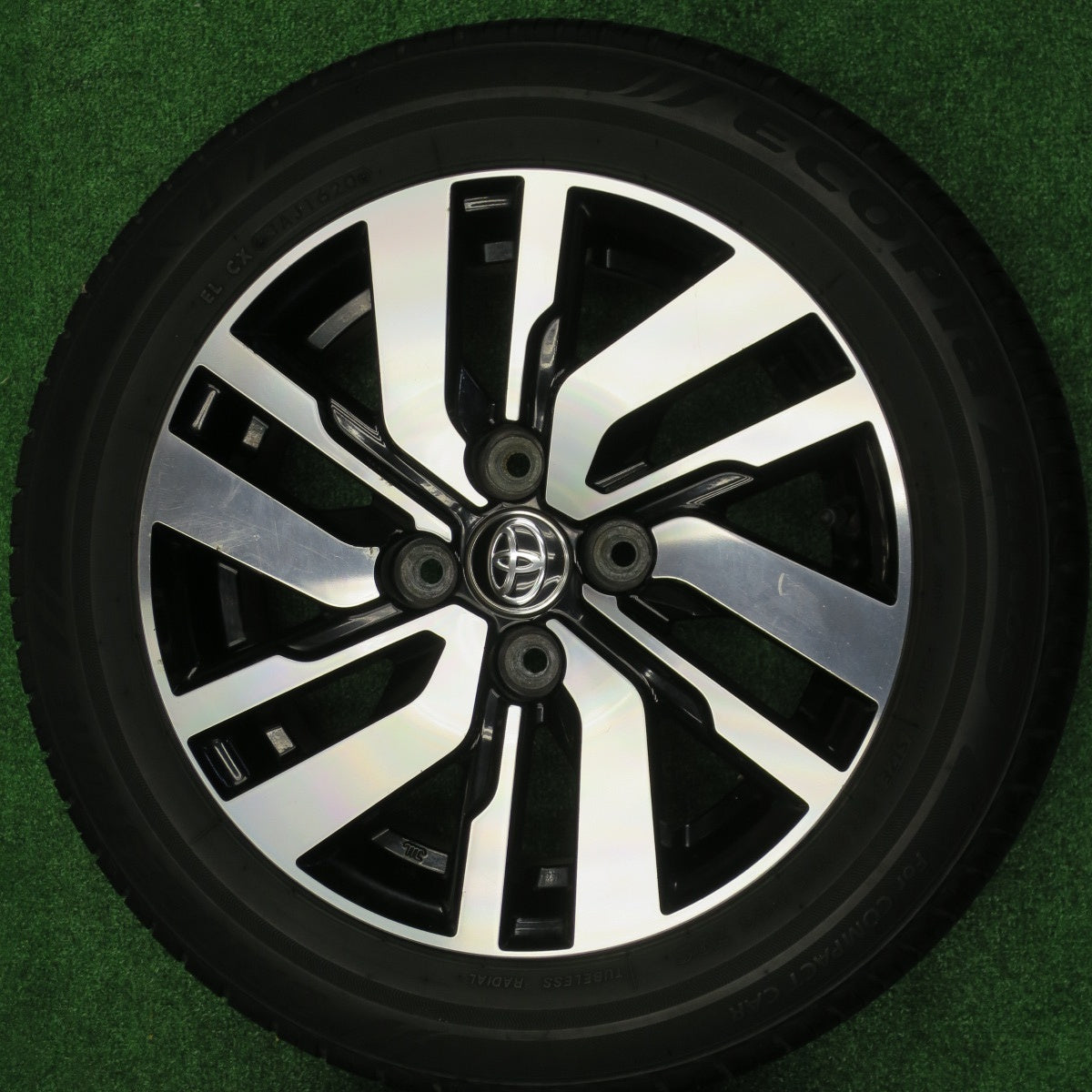 バリ溝！9分★トヨタ タンク ルーミー 純正 165/65R14 ブリヂストン エコピア NH100C 14インチ PCD100/4H★5120602NKノ