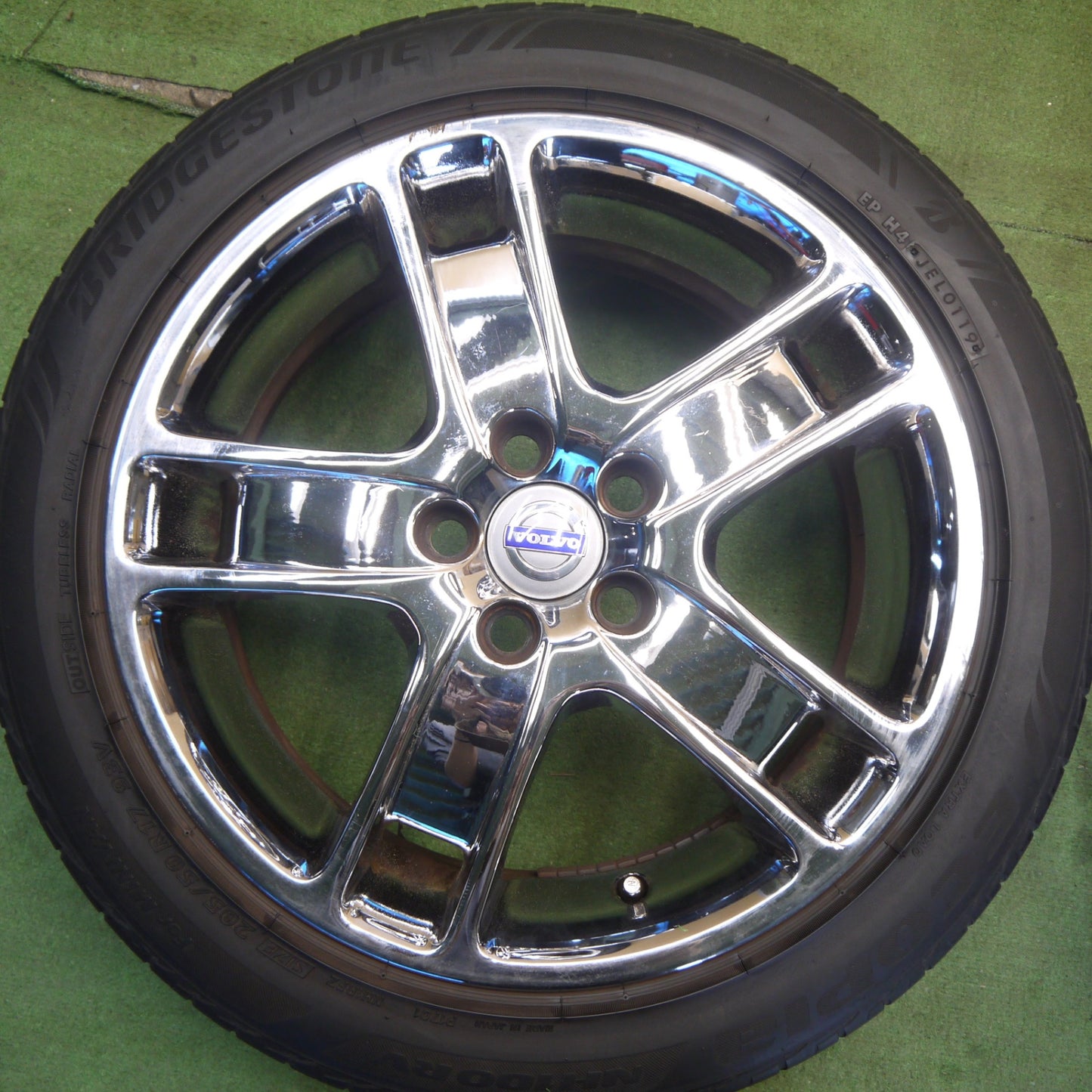4本価格★ボルボ C30 純正 205/50R17 ブリヂストン エコピア NH100RV 17インチ PCD108/5H★6051209Hノ