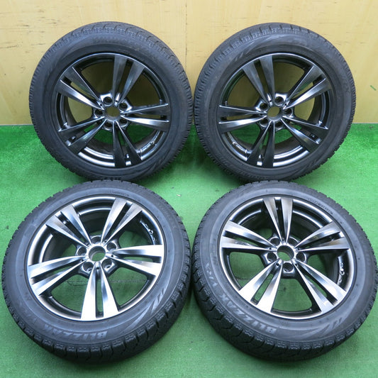 バリ溝！9分★レアマイスター LFラウンジ 235/50R18 スタッドレス ブリヂストン ブリザック VRX Lehrmeister L-F LOUNGE PCD114.3/5H★5051703TNス