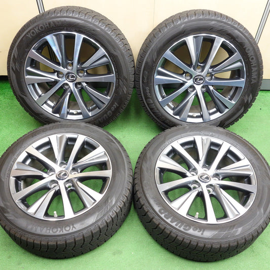 センサー付き！バリ溝！キレイ！9.5分◎レクサス ES 300 h 純正 215/55R17 スタッドレス ヨコハマ アイスガード iG60 17インチ PCD114.3/5H◎6090601KTス