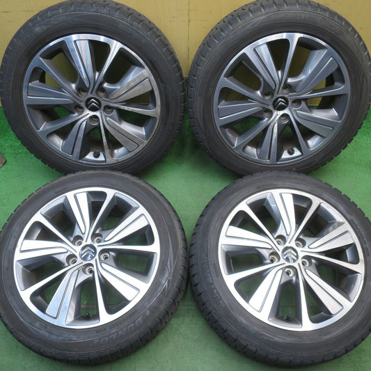 バリ溝！9分★シトロエン ピカソ C4 純正 205/55R17 スタッドレス ダンロップ ウインターマックス WM01 17インチ PCD108/5H★6051503NJス