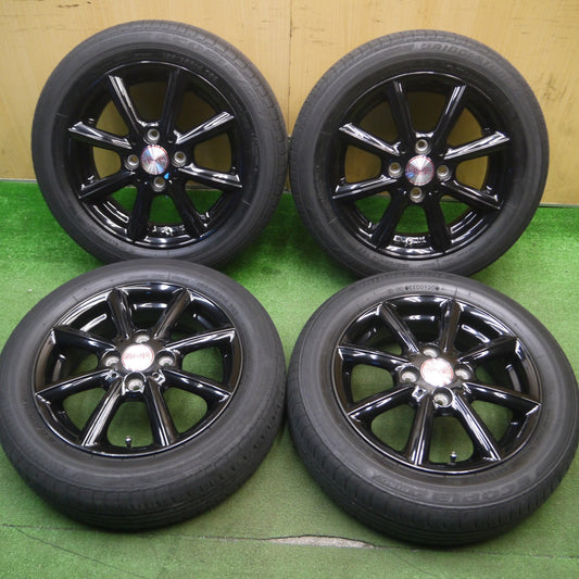 [送料無料] キレイ★Lehrmeister PREMIX NANA 155/65R14 ブリヂストン エコピア EP150 レアマイスター プレミックス ナナ 14インチ PCD100/4H★5022801Hノ