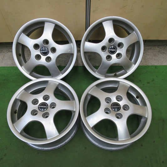 4本価格★BORBET type CB 15インチ ホイール ボルベット 15×6.5J PCD112/5H★6051304NGホ