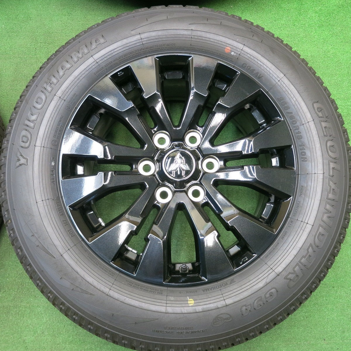 新車外し！24年★三菱 トライトン GSR 純正 265/60R18 ヨコハマ ジオランダー G94 G94AV 18インチ PCD139.7/6H★5050505HAノ