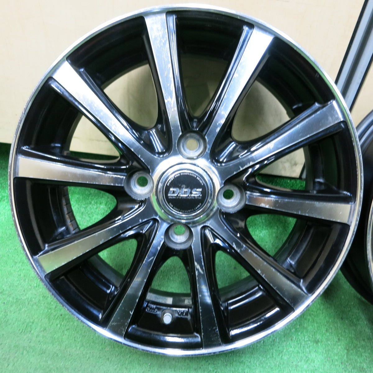 送料無料] 4本価格☆D.O.S. DOS ホイール 14インチ 14×4.5J PCD100/4H