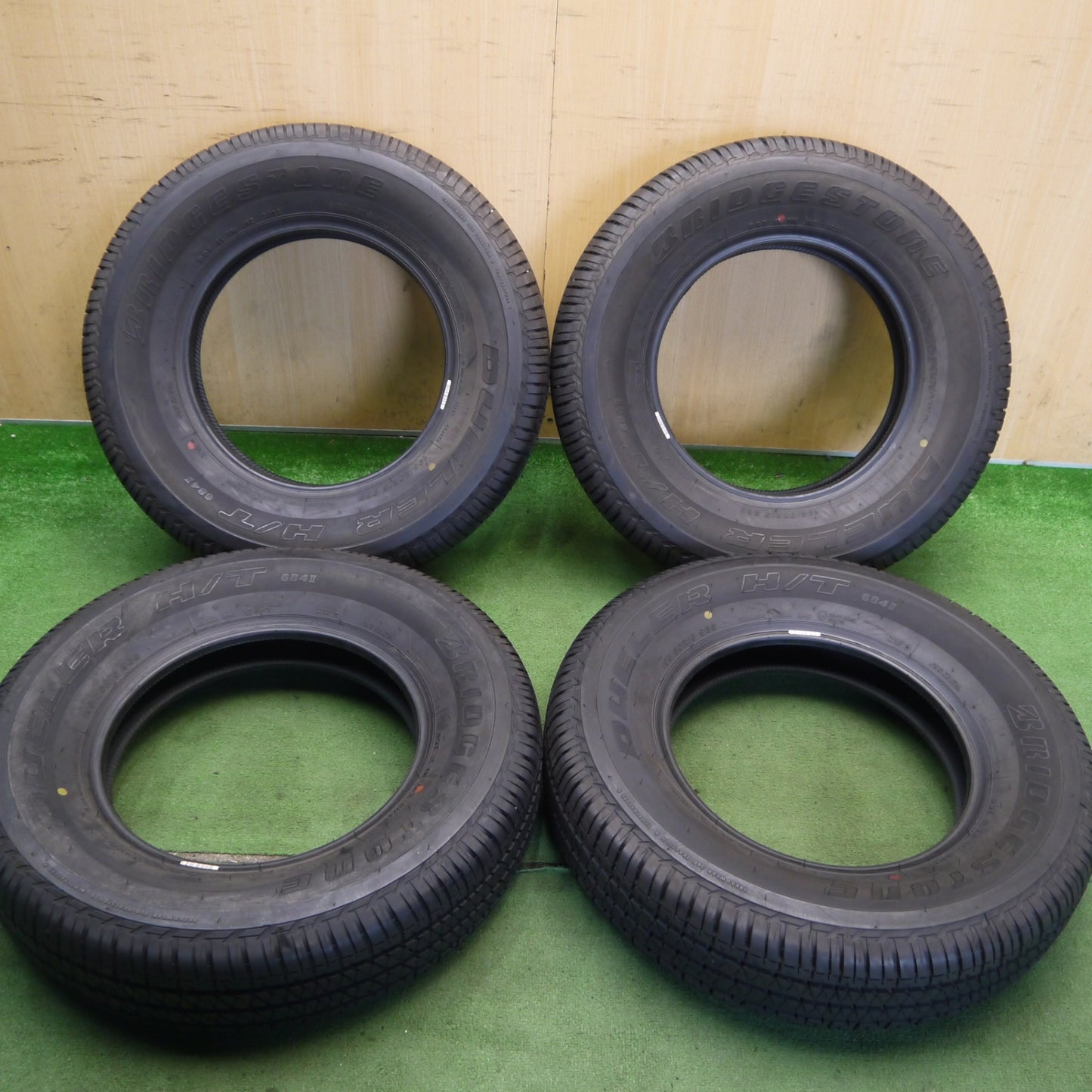 超バリ溝！ほぼ10分★195/80R15 ブリヂストン デューラー H/T 684Ⅱ DUELER タイヤ 15インチ ジムニー シエラ ジムニー ノマド 等★6070508Hノタ