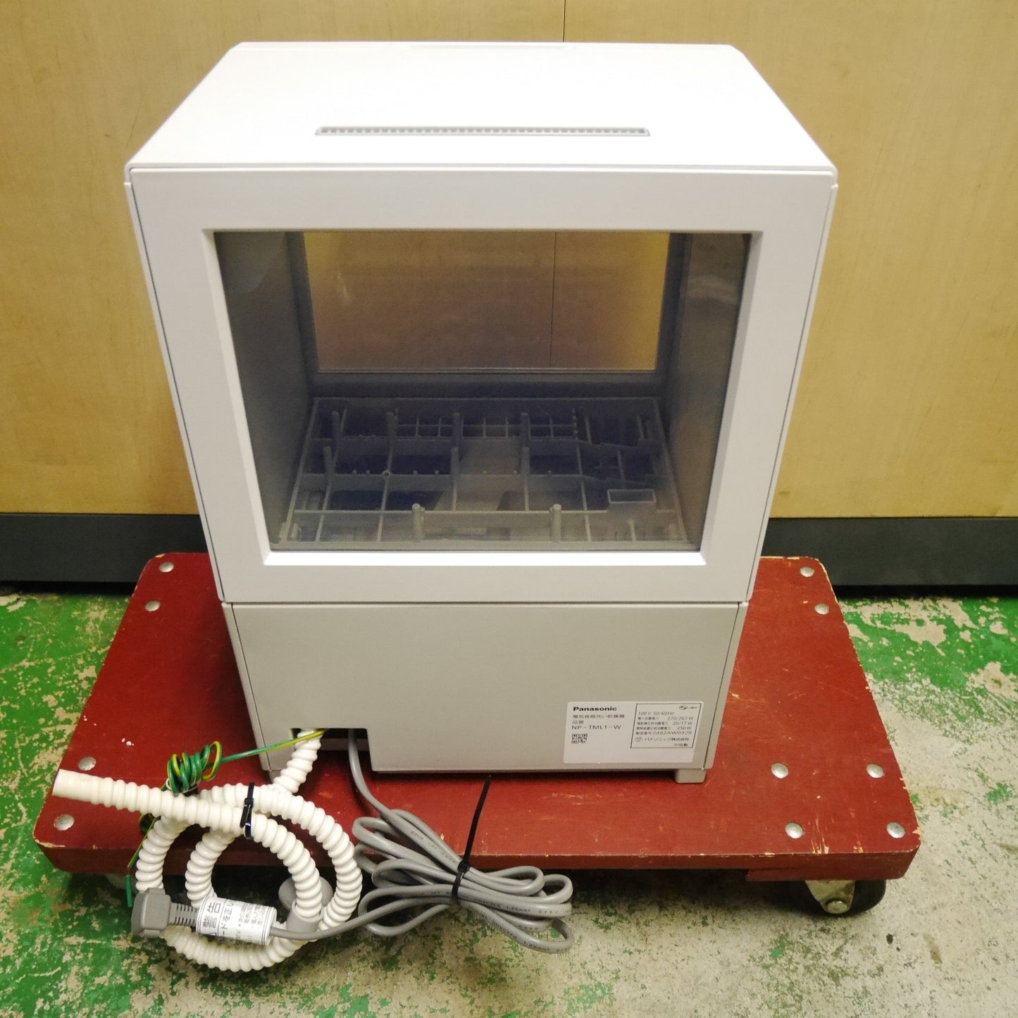 [送料無料] キレイ！24年製☆Panasonic 電気 食器 洗い 乾燥機 NP-TML1-W SOLOTA ソロタ 食洗器 100V パナソニック☆