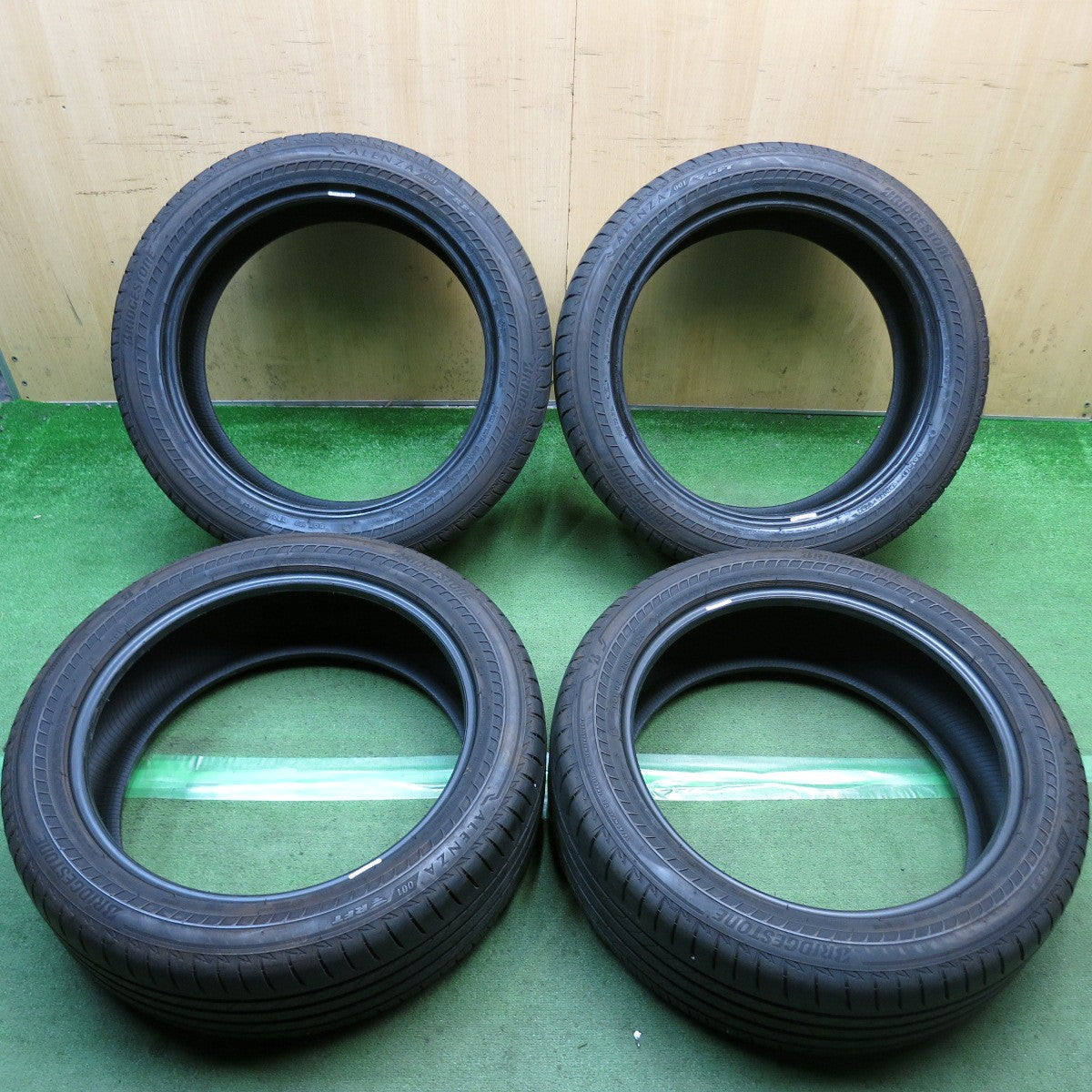 バリ溝！24年！9分◎235/50R20 ブリヂストン アレンザ 001 RFT ALENZA タイヤ 20インチ レクサス NX RX ハリアー RAV4 CX-5 CX-8 CX-60 等◎6091104KKノタ
