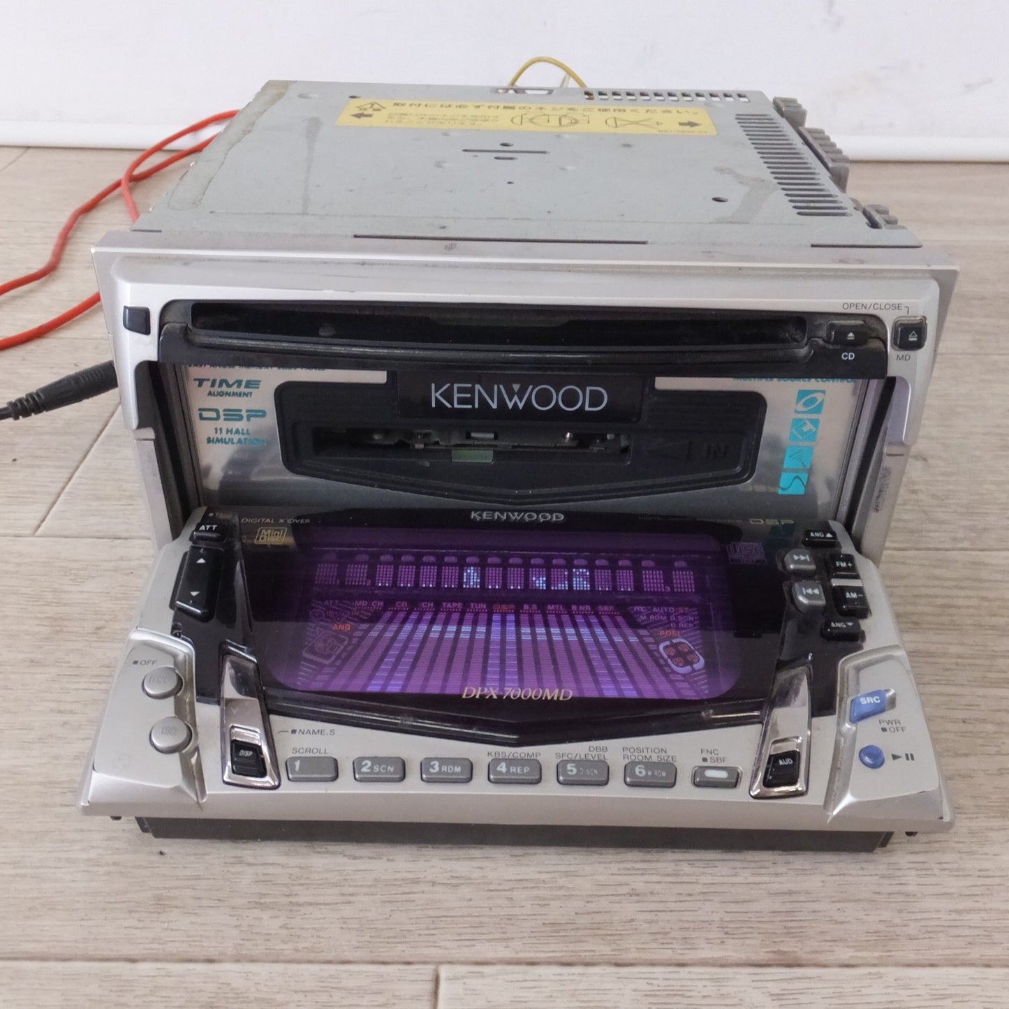 [送料無料] ジャンク★ケンウッド KENWOOD カーオーディオ 2DIN コンポ DPX-7000MD(17)★