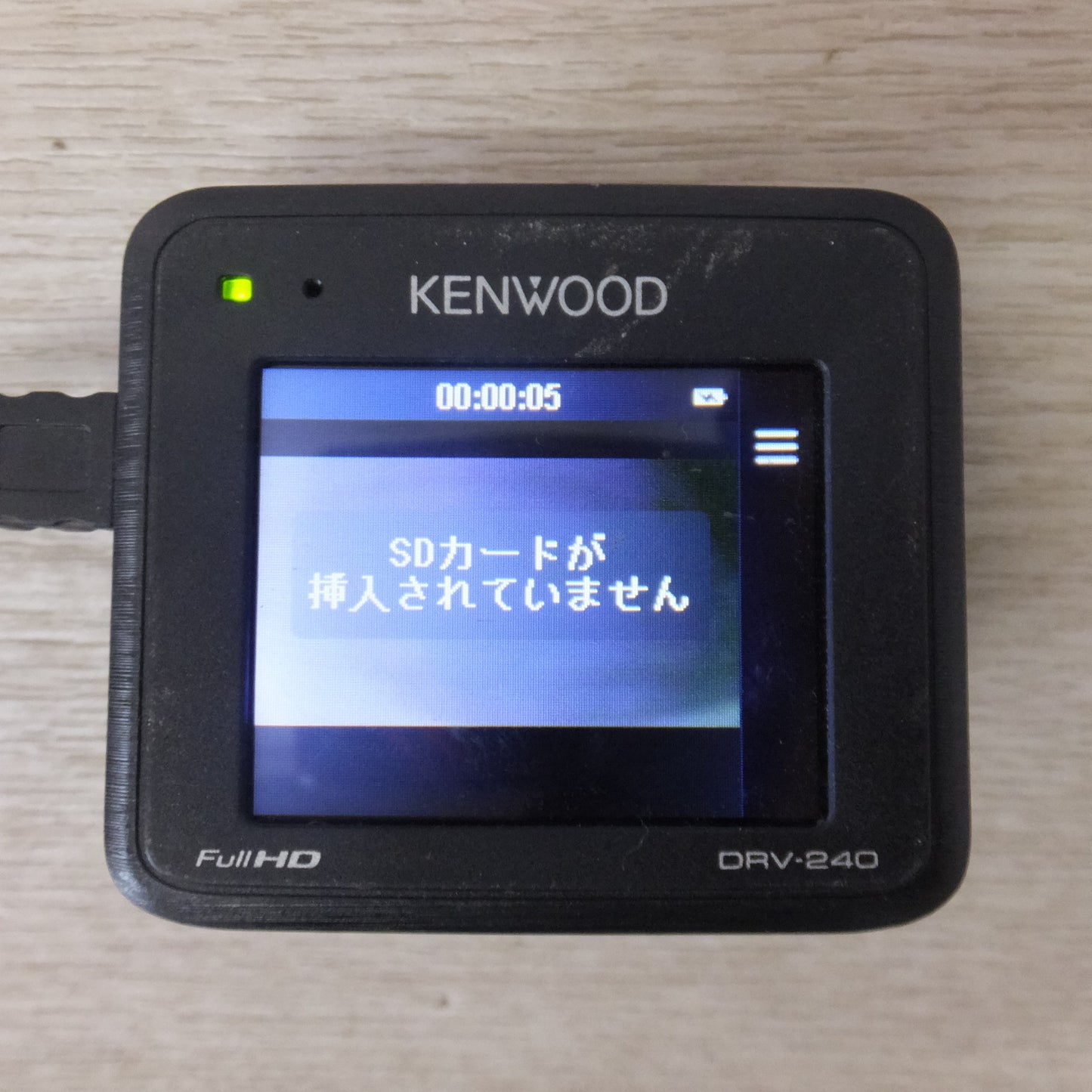 [送料無料] ★ケンウッド KENWOOD ドライブレコーダー DRV-240 SDカードなし[80]★