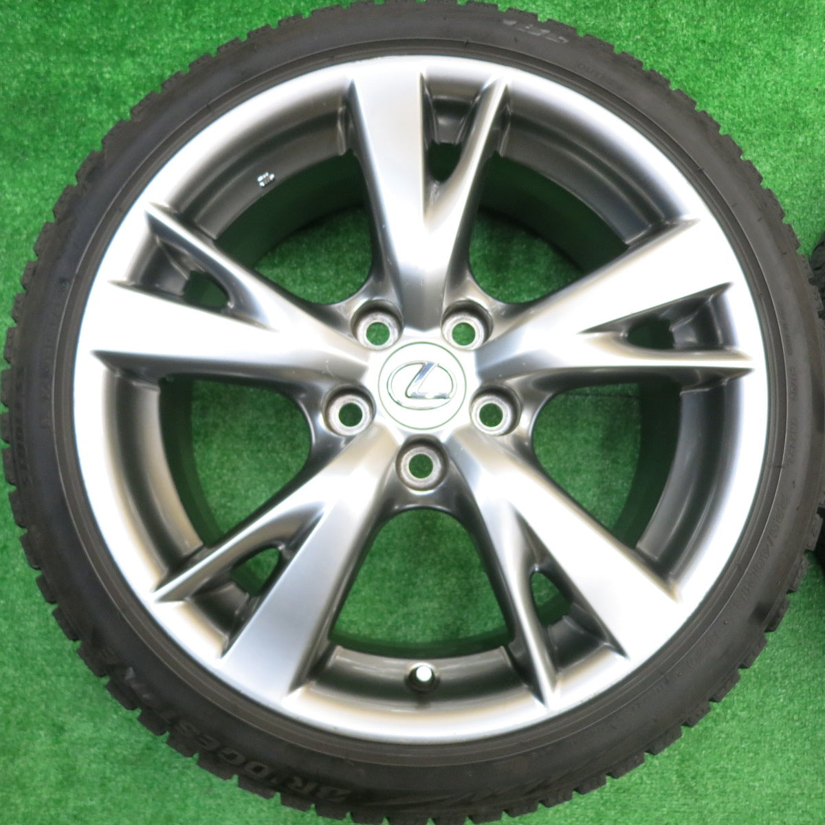 バリ溝！9.5分★レクサス IS バージョンS 純正 225/40R18 255/40R18 スタッドレス ブリヂストン ブリザック VRX2 18インチ PCD114.3/5H★5101206HAス