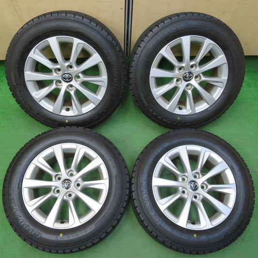 [送料無料] タイヤほぼ未使用！23年！キレイ★トヨタ 130系 マークX 純正 215/60R16 スタッドレス グッドイヤー アイスナビ7 PCD114.3/5H★4093007イス