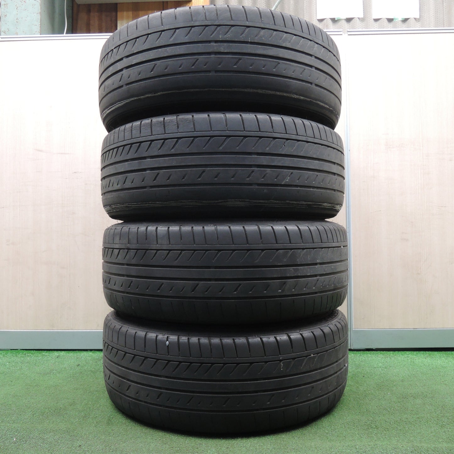 *送料無料* 4本価格★ADVAN Racing RS 215/40R18 グッドイヤー イーグル LS EXE アドバンレーシング 18インチ PCD114.3/5H★4030409NJノ