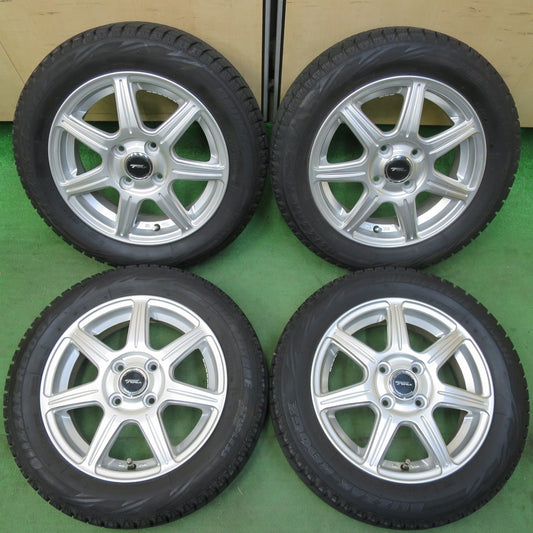 バリ溝！キレイ！8.5分★スタッドレス 155/65R14 ブリヂストン ブリザック REVO GZ TOPRUN トップラン 14インチ PCD100/4H★5032201イス