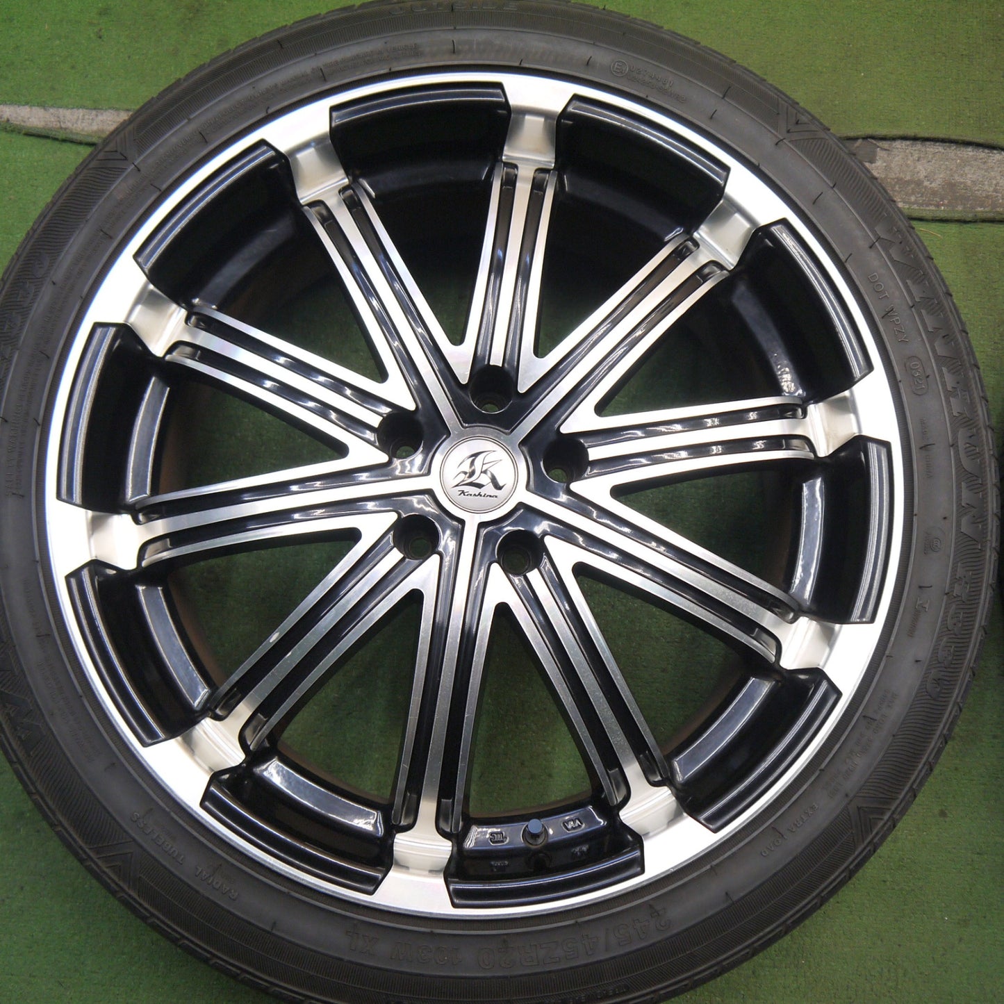 4本価格！21年★KASHINA V1 245/45R20 ウィンラン R330 カシーナ 20インチ PCD114.3/5H★5072509Hノ