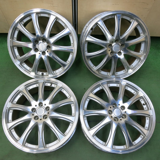 4本価格★プリウス 86 等 ANHELO CORAZON アネーロ コラソン 19インチ ホイール 19×7.5J PCD100/5H★5052103SYホ