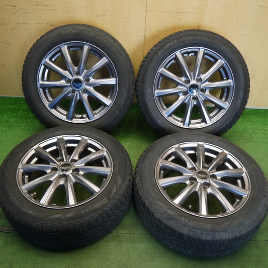 キレイ！22年★シエンタ 等 185/60R15 スタッドレス ピレリ アイスゼロ アシンメトリコ DILETTO ディレット 15インチ PCD100/5H★6051204Hス