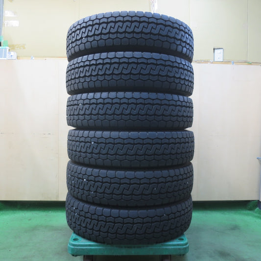 ほぼ未使用！25年！6本★トラック タイヤ 205/85R16 117/115N ブリヂストン エコピア M812 16インチ ミックス オールシーズン★6010917イスタ