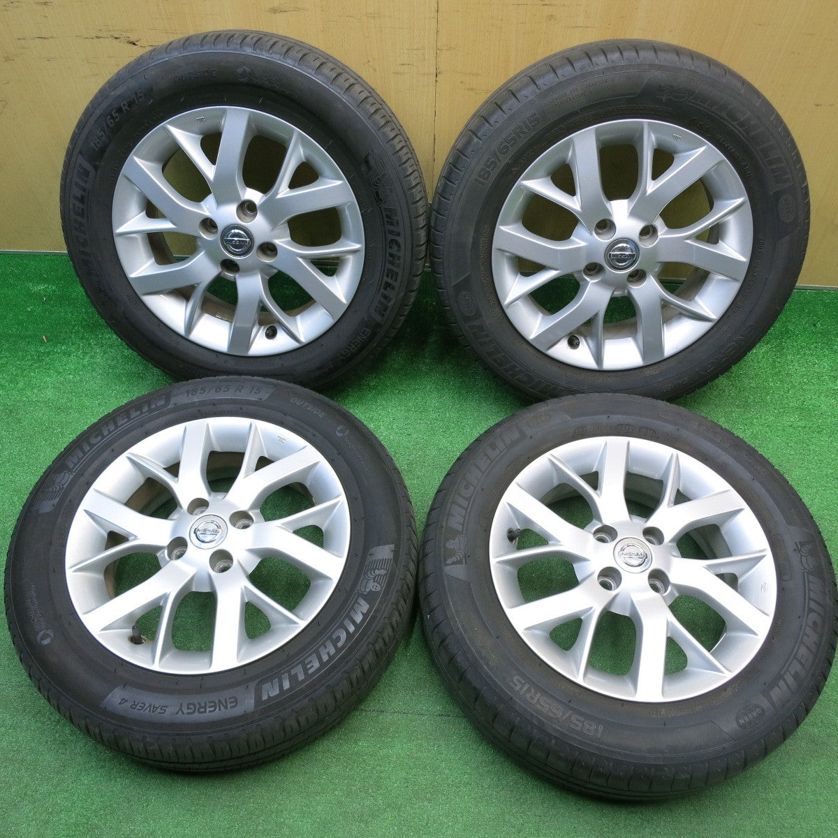 4本価格！21年★日産 E12 ノート e-POWER 純正 185/65R15 ミシュラン エナジーセイバー 4 15インチ PCD100/4H★5112002HAノ