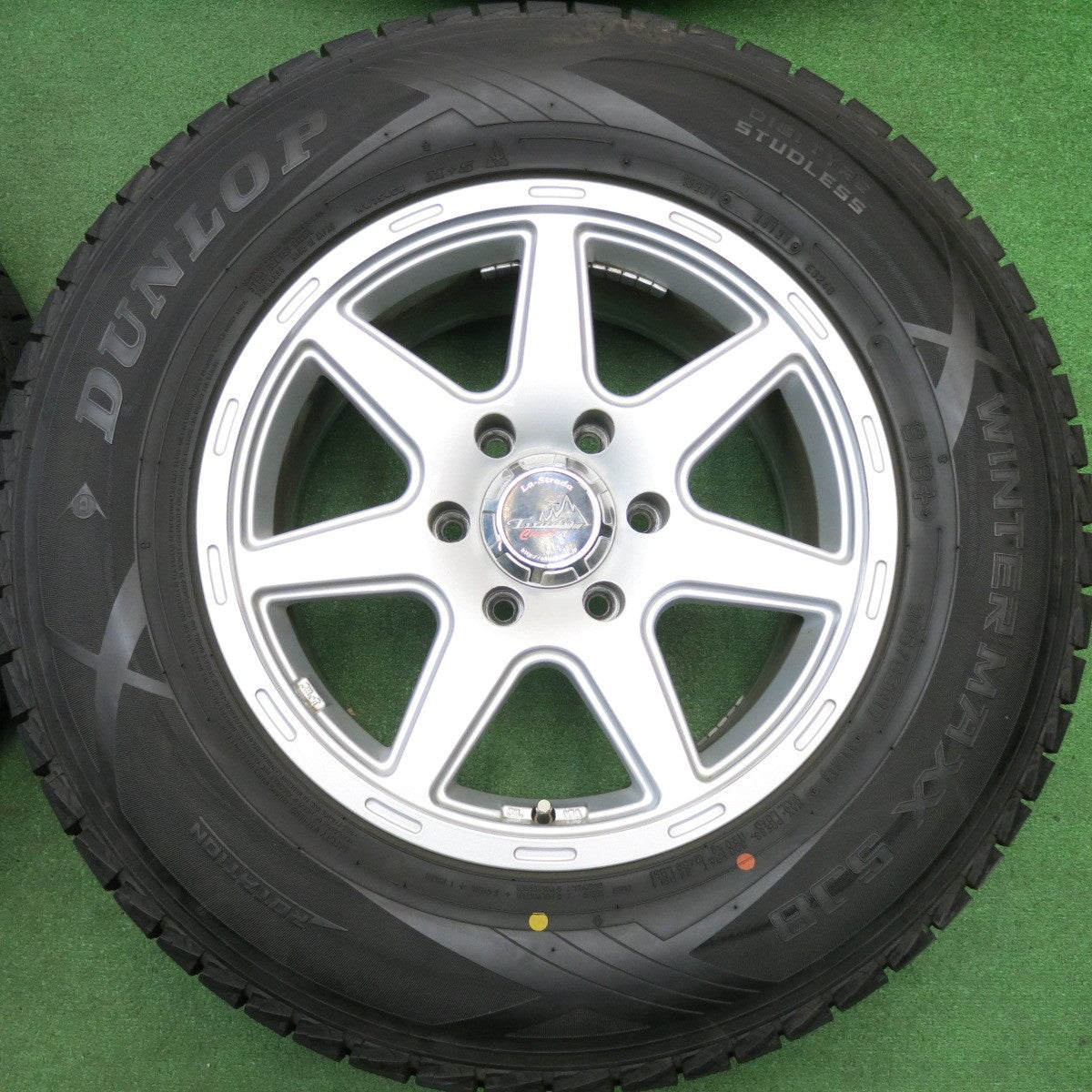 バリ溝！21年！キレイ！9.5分★スタッドレス 265/65R17 ダンロップ ウインターマックス SJ8 SJ8+ La-Strada Tirado CROSS 阿部商会 17インチ PCD139.7/6H★5121809HAス