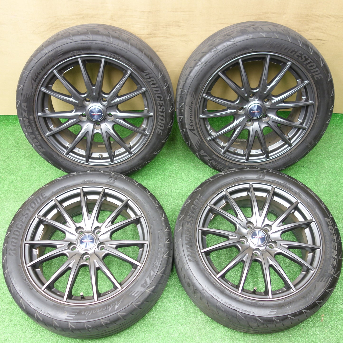 4本価格！21年★215/50R17 ブリヂストン ポテンザ RE004 Adrenalin VELVA SPORT ヴェルヴァ 17インチ PCD114.3/5H★5121202KTノ