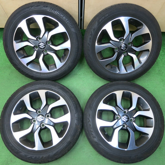 *送料無料* バリ溝!22年!キレイ!8.5分★スズキ MA36S ソリオ バンディット 純正 165/65R15 ブリヂストン プレイズ PX2 15インチ PCD100/4H★4041012イノ