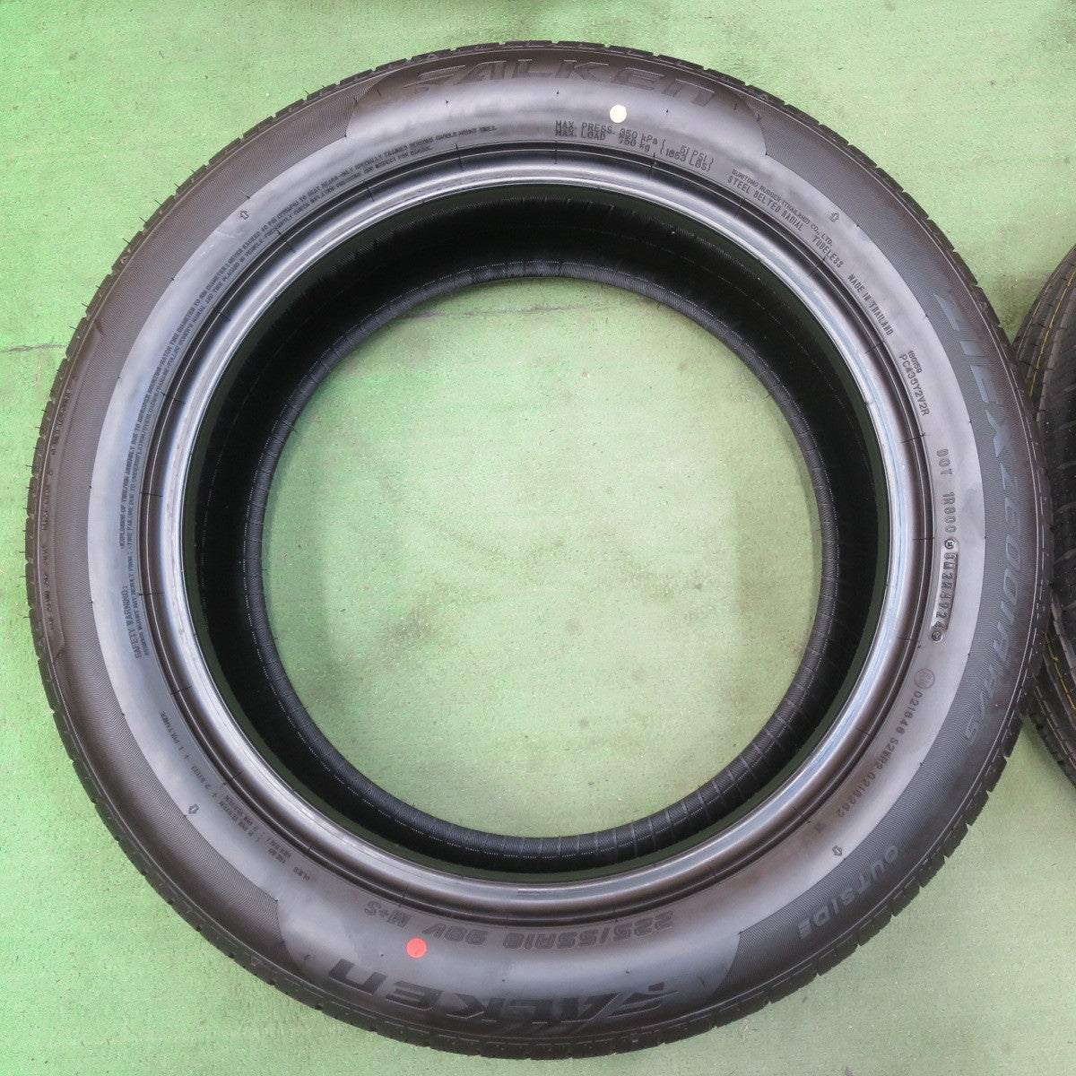 新車外し！24年★225/55R18 ファルケン ZIEX ZE001A A/S タイヤ 18インチ フォレスター クロストレック レイバック 等★5080807イノタ