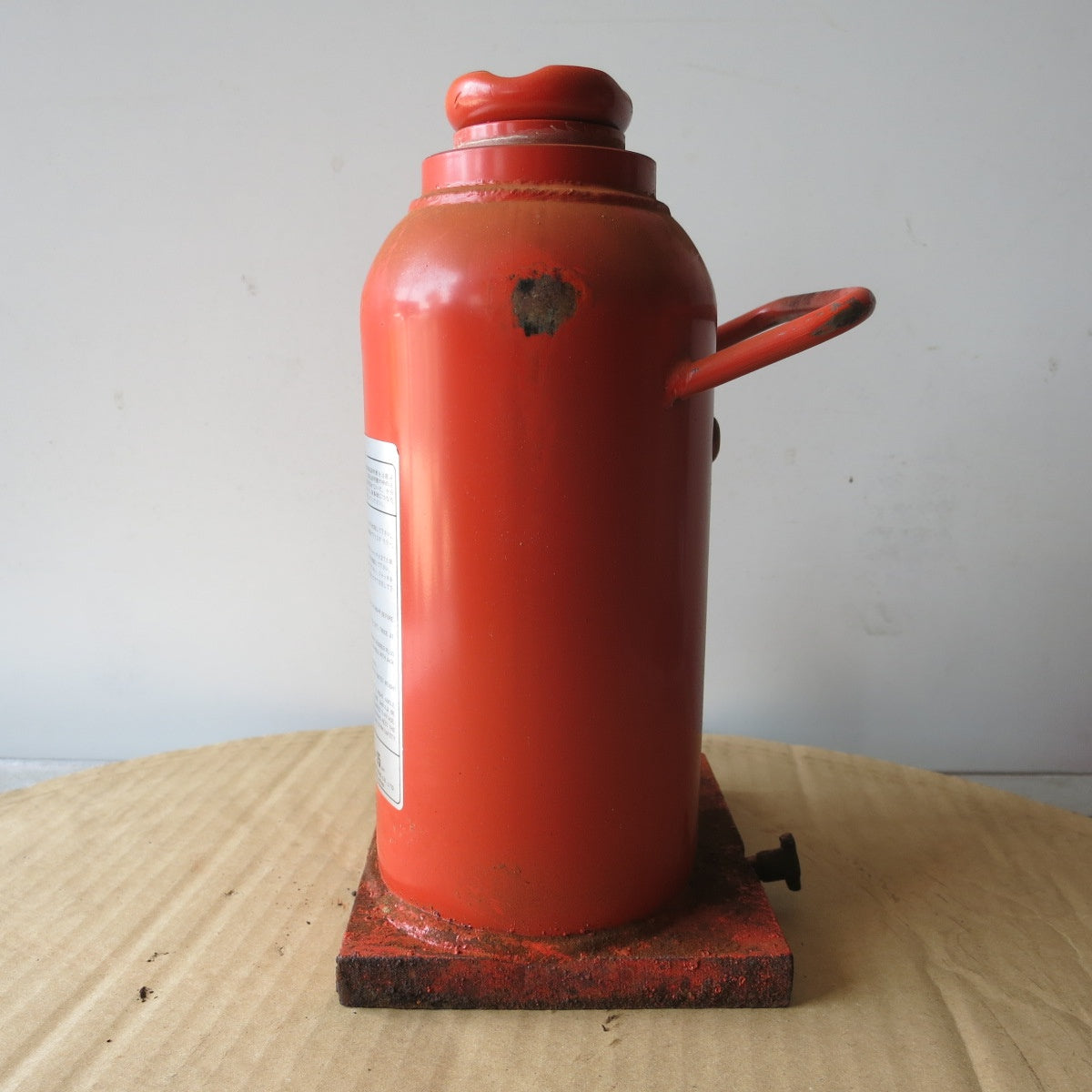 [送料無料] ◆マサダ 油圧 ジャッキ HP-15N 工具 15TON 15ton 15トン 15000kg 油圧式 オイル だるま ダルマ 車載 自動車 点検 整備①◆