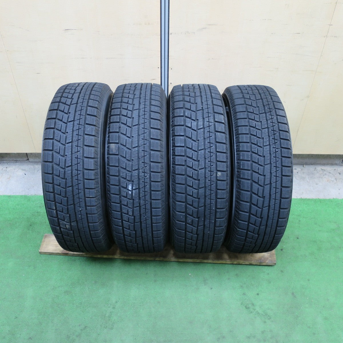バリ溝！22年！ほぼ10分★スタッドレス 185/70R14 ヨコハマ アイスガード IG60 DUFACT DF5 デュファクト 14インチ PCD100/4H★5112202TTス
