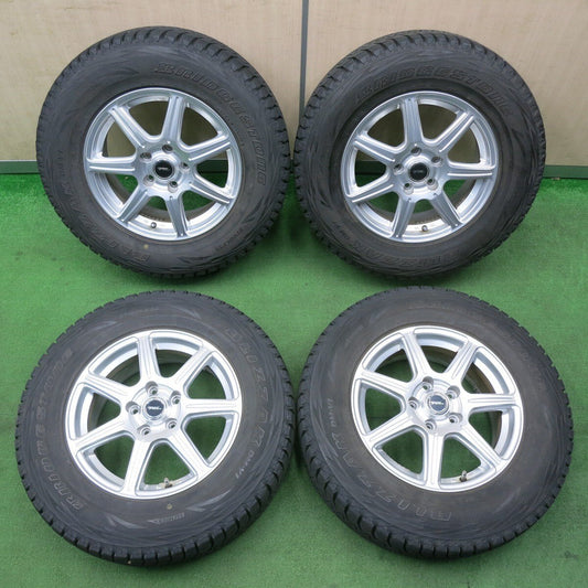 バリ溝！キレイ！9分★スタッドレス 225/70R16 ブリヂストン ブリザック DM-V1 TOPRUN トップラン 16インチ PCD114.3/5H★5020305TNス