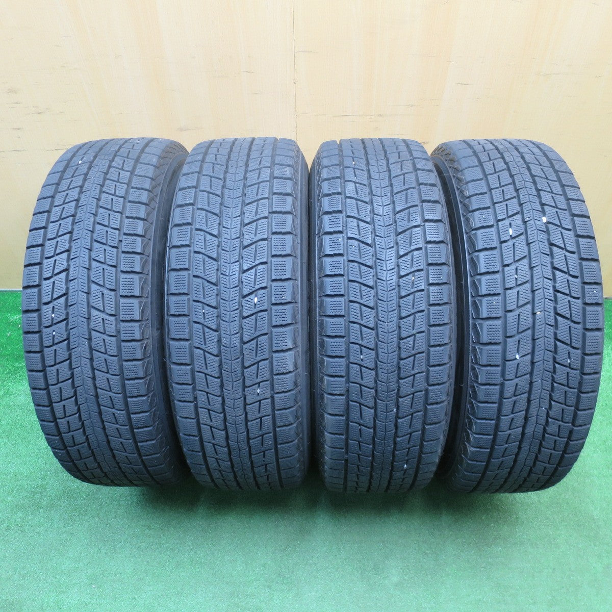 バリ溝！キレイ！9分★スタッドレス 225/65R17 ダンロップ ウインターマックス SJ8 FINAL SPEED ファイナル スピード 17インチ PCD114.3/5H★5111901NJス