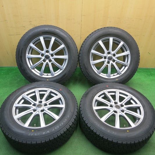バリ溝！22年！キレイ！9.5分以上★スタッドレス 225/65R17 グッドイヤー アイスナビ SUV MiLLOUS ミルアス 17インチ PCD114.3/5H★5050201AKス